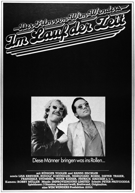 Im Lauf der Zeit / Kings of the Road posters and photoscript 1