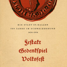 <cite>Die Stadt St. Gallen 500 Jahre im Schweizerbund 1454–1954</cite>