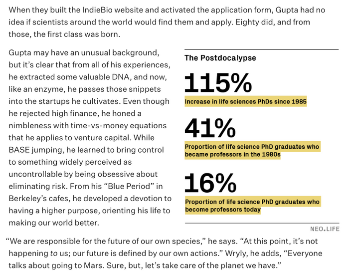 Px Grotesk with its crisp numeral 1 in use for infographics. Also note the use of hanging punctuation in the body copy.