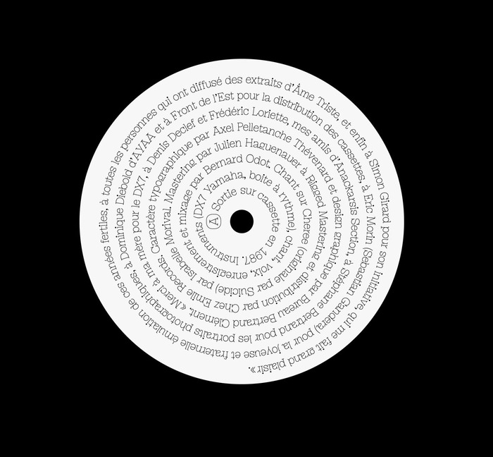 A Gethsemani – Âme Triste album art 3