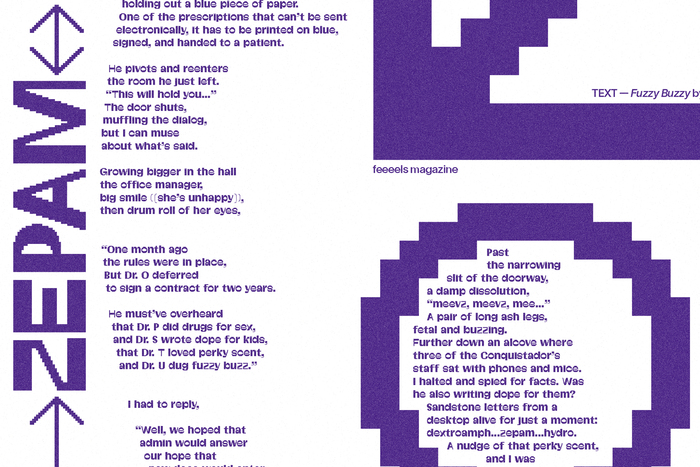 “Fuzzy Buzzy” in feeeels magazine, No.&nbsp;1 5