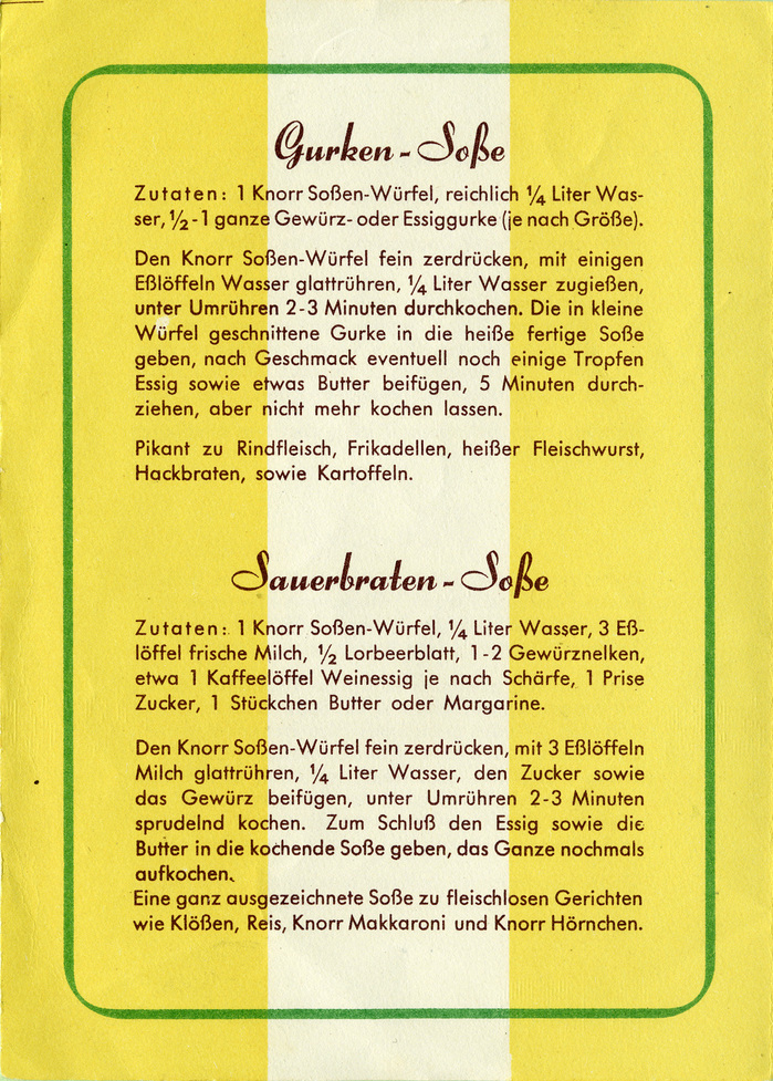 Knorr Soßen-Würfel 2