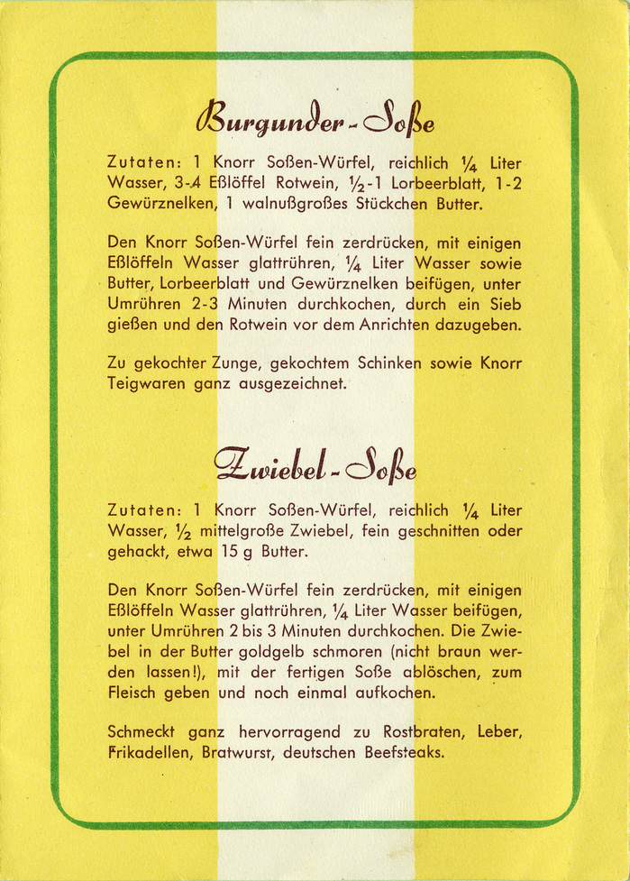 Knorr Soßen-Würfel 3
