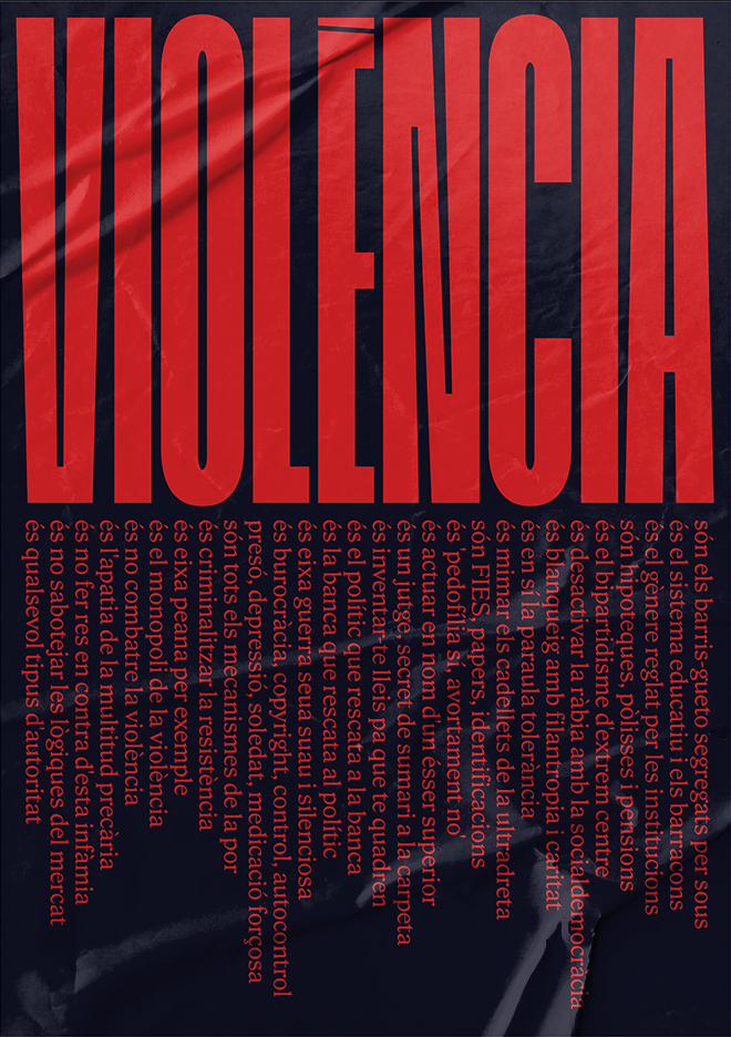 “Violència” poster 1