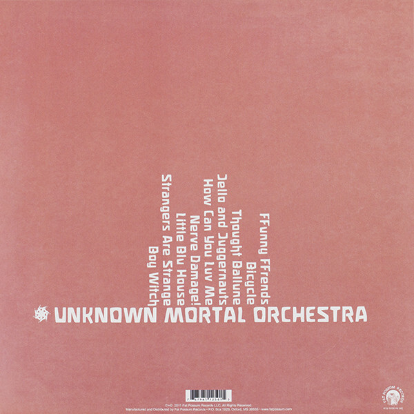Back cover for the self-titled debut album (Fat Possum Records, 2011).