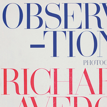 Richard Avedon, <cite>Observations</cite>