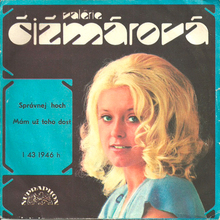 Valérie Čižmárová ‎singles (Supraphon, 1974–1977)
