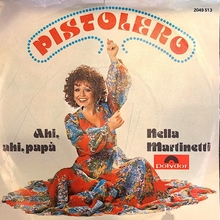 Nella Martinelli – “Pistolero” / “Ahi, ahi, papà” single cover