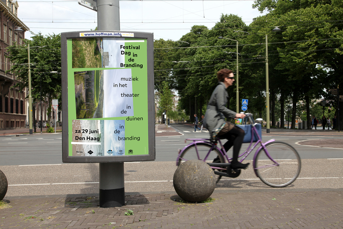 Poster for edition 52, playing at various locations along The Hague’s beach, summer 2019.