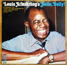 <cite>Louis Armstrong’s Hello, Dolly! </cite>album art