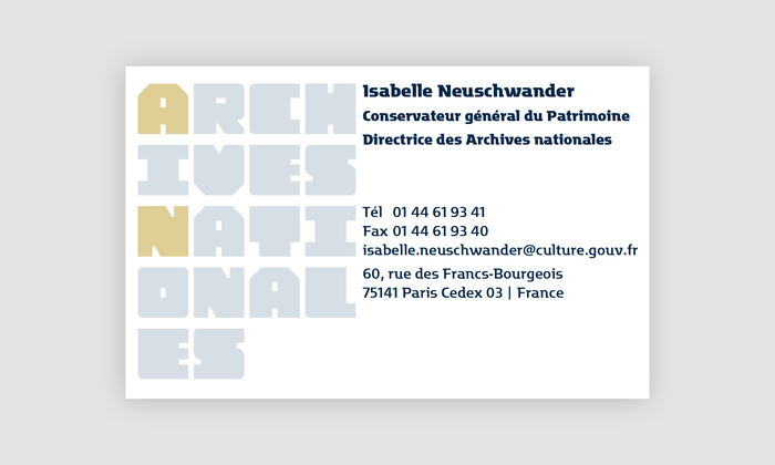 Business card.