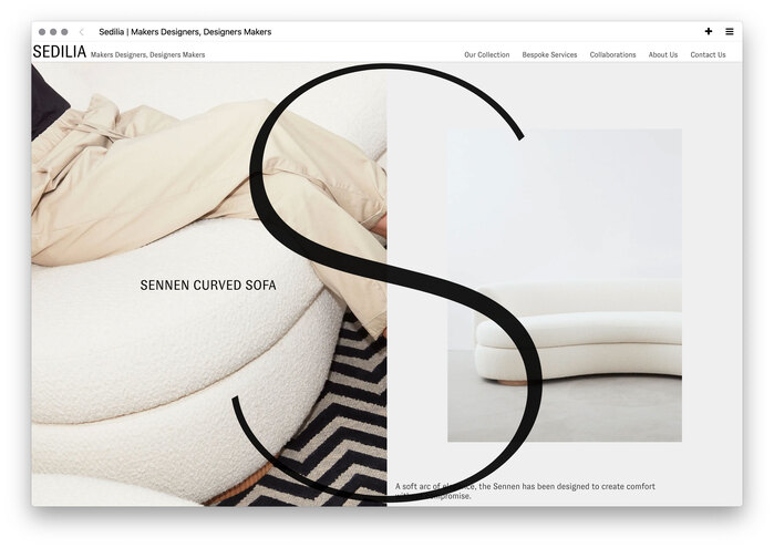 The new Sedilia website is designed and made in collaboration with Official Business.