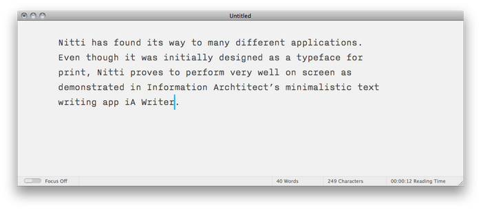 iA Writer app 1