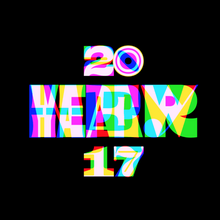 Happy New Year 2017 animated GIF