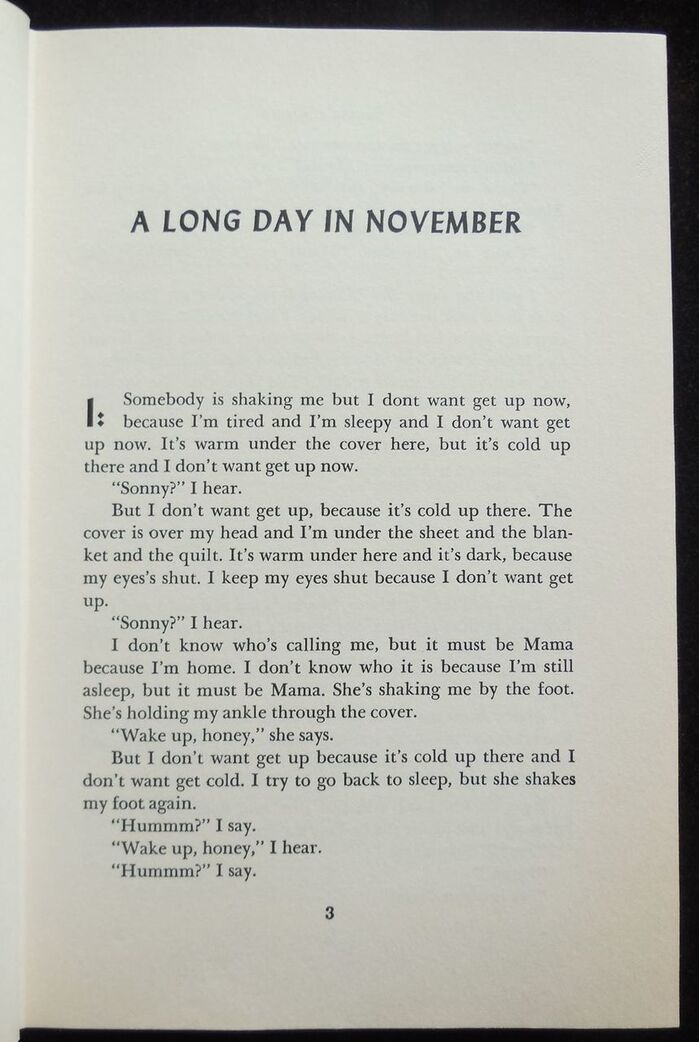 For the book interior, the body copy in Baskerville is paired with headlines and chapter numbers in .