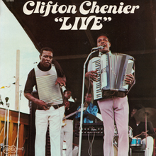 Clifton Chenier – <cite>“Live”</cite> album art
