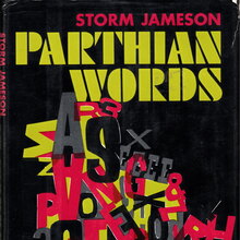 <cite>Parthian Words</cite> by Storm Jameson (Harper &amp; Row)
