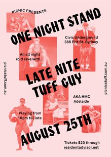 Picnic presents <cite>One Night Stand</cite> feat. Late Nite Tuff Guy at Civic Underground