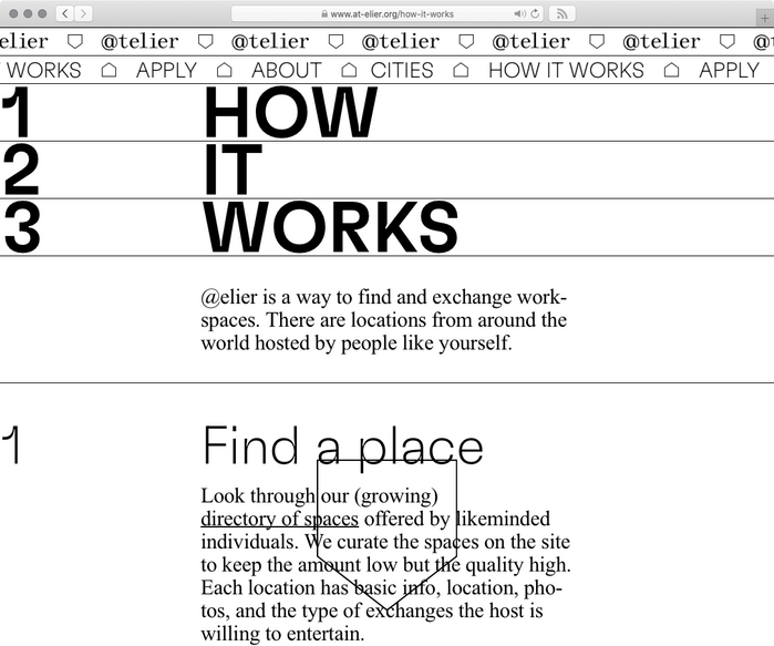 @telier website 2