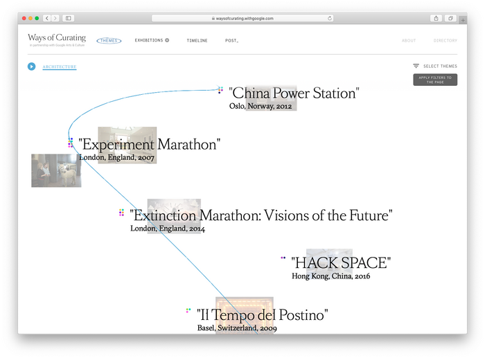 Hans Ulrich Obrist: Ways of Curating website 4