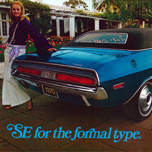 Dodge Challenger ad: “SE for the formal type”