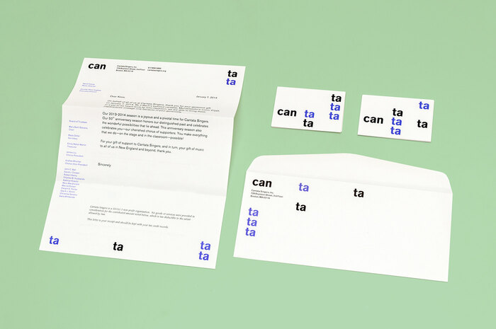 Cantata Singers branding 1