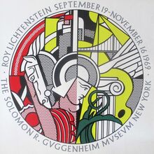 Roy Lichtenstein at the Guggenheim, 1969