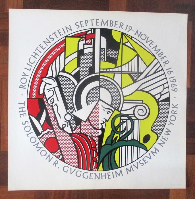 Roy Lichtenstein at the Guggenheim, 1969