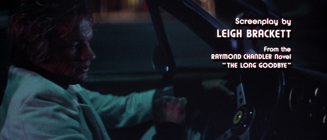 The Long Goodbye opening &amp; end credits 5