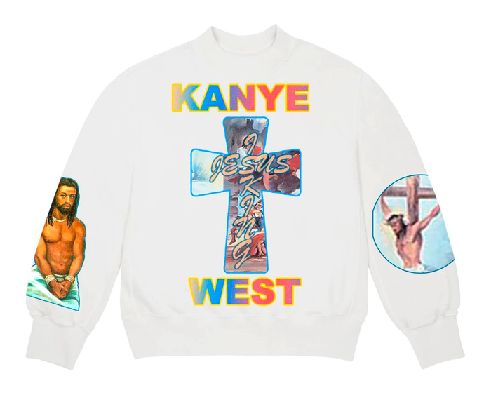 Longsleeve featuring a crossword in all-caps .