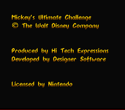 Mickey&rsquo;s Ultimate Challenge 1